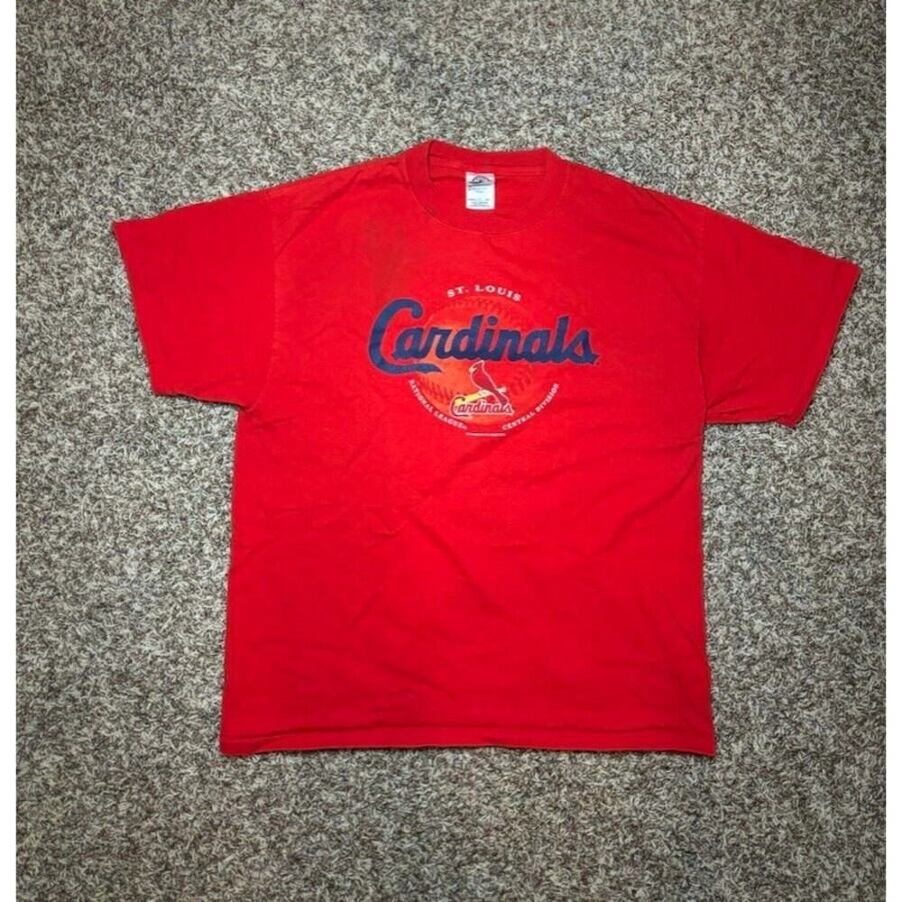 Vintage 2001 St. Louis Cardinals Baseball Graphic Tee Size Large